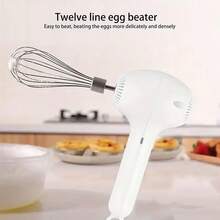 Pengocok Telur & Kocok Elektrik Isi Ulang - Tanpa Kabel, Portabel. Mixer Tangan Ringan dan Mudah Digunakan untuk Kue, Biskuit, Muffin, dan Lainnya - Sempurna untuk Pembuat Kue Rumahan dan Profesional - MultiWarna - View 9