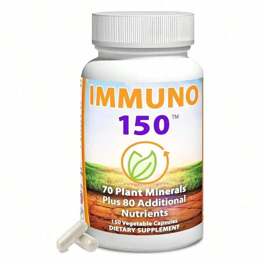 Immuno 150 Multivitamin Nutritional Supplement, Daily Natural Multivitamin Formula, 150 Capsules - 1PCS - 查看 1