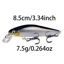 Set Umpan Ikan Kecil Mengapung 5 Buah, Umpan Keras Reflektif Bionik, Kombinasi Umpan Pancing Ikan Bass Air Tawar untuk Lemparan Jauh - MultiWarna - View 2