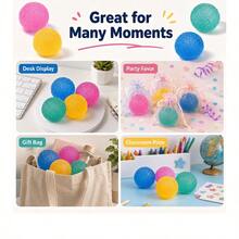 1pc Taba Frosted Texture Grass Ball Squeeze Toy, Slow Rebound Maltose Gel Fidget Toy, Soft Lightweight Portable Relax Toy, Sensory Stress Relief Toy, Perfect Back To School Christmas Halloween Thanksgiving New Year Gift For Kids - Multicolor - View 3