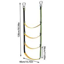 Foldable Water Boarding Ladder - Wear-Resistant Reflective Webbing, Stable Footing, Easy Storage, Yacht Fishing Boat Motorboat Water Activity Climbing Assistance Ladder - Multicolor - View 11