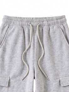 Women's Spring/Autumn Sports Cargo Pants, Multi-Functional Long Pants Suitable For Running, Cycling, Hiking, Fitness - Grey - View 3