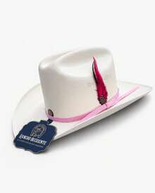 Men Fedora Hat - Baby Pink - View 2