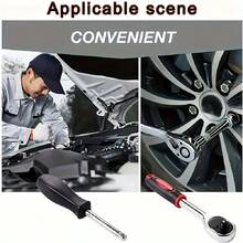 115pcs Socket Wrench Set, Ratchet Wrench, Automotive Repair Tool Set, Multi-Function Home Repair Tool Kit, Screwdriver Bit Set, Car Repair Tool Box, Men's Work Tools, Men's Tools, Father's Day Gift - Repair Tool Kit - View 3