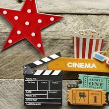 1pc Wooden Movie Clapperboard, Movie Clapperboard Accessory - Creative Desktop Decor, Photo Prop, Room Decoration, Home Decor, Holiday Decoration, Suitable For Indoor And Outdoor Use - A - View 8