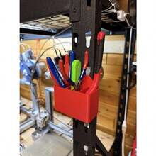 Storage Rack Tool Caddie - Red - View 3