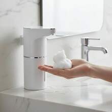 RAF 【360ml 感應式自動皂液器】自動皂液器，感應式泡沫皂液器，USB充電式，浴室與廚房用感應式自動泡沫液體皂液器 - 多色3 - 查看 4