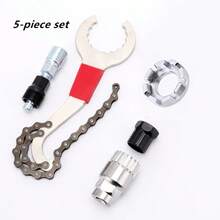 1 Set Perlengkapan Perbaikan Sepeda Gunung untuk Melepas Crankset, Termasuk Alat Penarik Lengan Crank dan Alat Bottom Bracket - MultiWarna - View 1