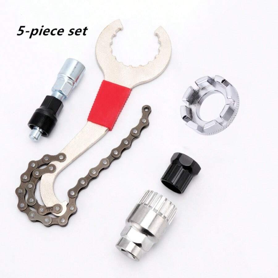 1 Set Perlengkapan Perbaikan Sepeda Gunung untuk Melepas Crankset, Termasuk Alat Penarik Lengan Crank dan Alat Bottom Bracket - MultiWarna - View 1