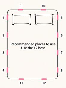 12Pcs Simple Bed Sheet Holder, Prevent The Bed From Shifting, Suitable For Securing Bed Sheets In Bedrooms, Dorms, Hotels, And More. Dorm Decor, Home Decor, Bedroom Essentials, Home Essentials, Bedroom Decor, Room Decor, Sheet Clips - Multicolor - View 6