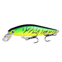Set Umpan Ikan Kecil Mengapung 5 Buah, Umpan Keras Reflektif Bionik, Kombinasi Umpan Pancing Ikan Bass Air Tawar untuk Lemparan Jauh - MultiWarna - View 4