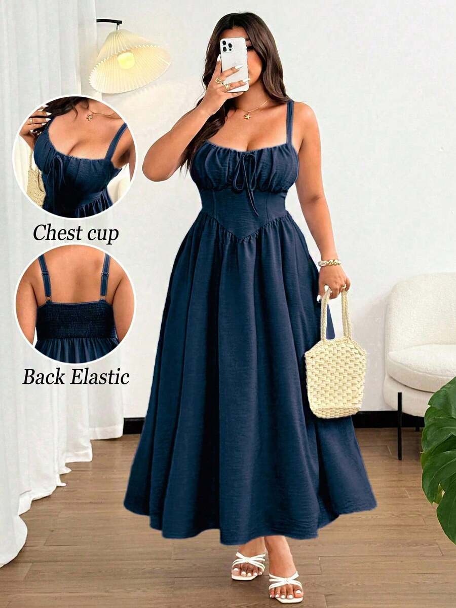 Vestidos Tallas Grandes - azul marino - Ver 1