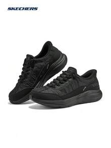 Skechers Women's Slip-Ins Hands-Free Heel-In Walking Shoes - Black - View 5
