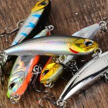 5pcs Sinking Pencil Lure Set, Laser Reflective Hard Bait, Long Cast Vibrating Fishing Lures For Bass And Perch - Multicolor - View 7