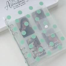 A5韓式薄荷波點相簿貼紙書,少女風PP斜紋偶像小卡備忘錄本,迷你小卡相簿,貼紙書,活頁筆記本,手帳,開學必備,偶像小卡收納與收藏,迷你收納整理,手帳拼貼裝飾,動漫周邊整理,桌面裝飾,宿舍日常記錄,線下應援物料收納,動漫展周邊收藏,生日禮物 - A - 查看 5