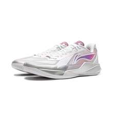 Li-Ning BADFIVE Rookie Unisex Retro Cushioned Basketball Casual Shoes Off ABCV007 - White - View 4