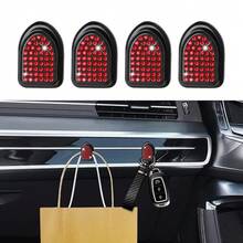 2 piezas Ganchos mini de strass para coche, ganchos para el salpicadero y asiento del coche, decoración interior de coche con strass brillante - A - Ver 9