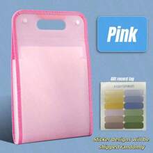 1pc A4 File Folder, Vertical A4 File Storage Folder With Handle, Portable 13-Pocket Large Capacity Expandable A4 File Folder, Suitable For A4/Letter Size Paper, Suitable For Students, Business And Travel, Back To School Season - A4 - View 8