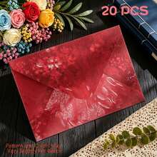 5/10/20pcs Spring Cloud Dream Series High-Quality Vintage Envelopes, Invitation Envelopes, Exquisite Fresh Greeting Cards, 16x11cm, Vintage Chinese Style Envelopes, Wedding Christmas Cards/Letters/Postcards Packaging Envelopes, Back To School Season - Multicolor - View 11