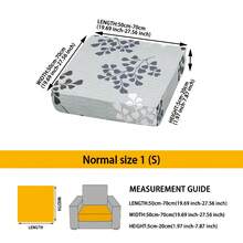 1pc Printed S/M/L Elastic Sofa Cushion Cover, Sofa Seat Cushion Protector, Suitable For Modern Daily Use And Bathroom - Multicolor - View 11
