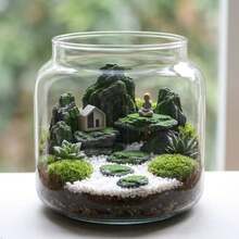 5pcs Random Shape Asymmetrical Simulation Rock For Micro-Landscape, 4-6cm/1.57-2.36in Length Model Forest Rock Outdoor Decoration - Multiple Styles - View 3