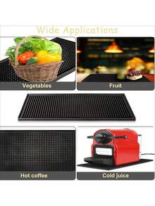 Thickened Durable Bar Mat, Super Non-Slip Design Silicone Pad – Suitable For Restaurant, Bartender, Coffee Bar And Home Use - Multicolor - View 7
