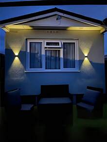 1pc Solar LED Light, Outdoor Solar Spotlight, Landscape Balcony Wall Decor Solar Wall Light, Outdoor Wall Light, From Dusk To Dawn, Suitable For Outdoor Garden Wall, Path And Wall Light, Optional Warm Or Cool Color - Star - View 9