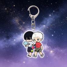 12pcs/Anime Keychain Acrylic Material Pendant, Double-Sided Layered High-Definition Pattern, Suitable For Unisex Bag Charm, Personal Hobby Small Gift, Commemorative Collection Keychain, Fan Essential - Multicolor - View 4