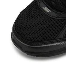 Skechers Women's GO RUN Series Breathable Mesh Cushioned Running Shoes - Black - View 3