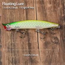 5pcs Floating Wave Craw Lure Set, Laser Reflective Hard Baits, Surface Fishing Lures For Bass And Perch, Long Casting Fishing Lure Combination - Multicolor - View 2