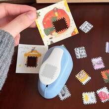 1 Pc Stamp Embossing Tool, Stamp Planner Hole Punch, Creative Handmade Embossing Tool, Scrapbooking Material Collection Tool - Multicolor - View 4