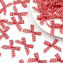 (100pcs/Pack) 3.5cm Plaid Colorful Mini Bows Ribbon Bows Gift Box Wedding Candy Box Packaging Decoration Handmade Hair Accessories - Multicolor - View 21