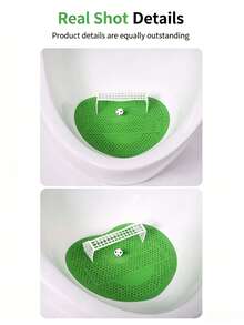 1pc Multi-Function Urinal Filter Screen, Men's Urinal Deodorizer Fragrance Pad, Anti-Splash Urinal Filter Mat, Long-Lasting Fragrance Cleaning, Deodorizing And Anti-Clogging, Commercial Wholesale, Suitable For Public Places, Shopping Malls And Offices - Soccer-themed - View 11