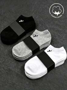 30/20/10/5/1 Pairs Unisex Short Invisible Socks, Multi-Color Cartoon Style, Breathable And Moisture-Wicking, Men's Boat Socks, Women's Boat Socks, Student Socks, Women's Socks, Adult Socks, Summer Socks, Comfortable And Breathable, Christmas, Halloween, Back To School, College Style, Women's Short Socks, Girls' Socks, Boys' Socks, Commuting And Work Use - Multicolor - View 1
