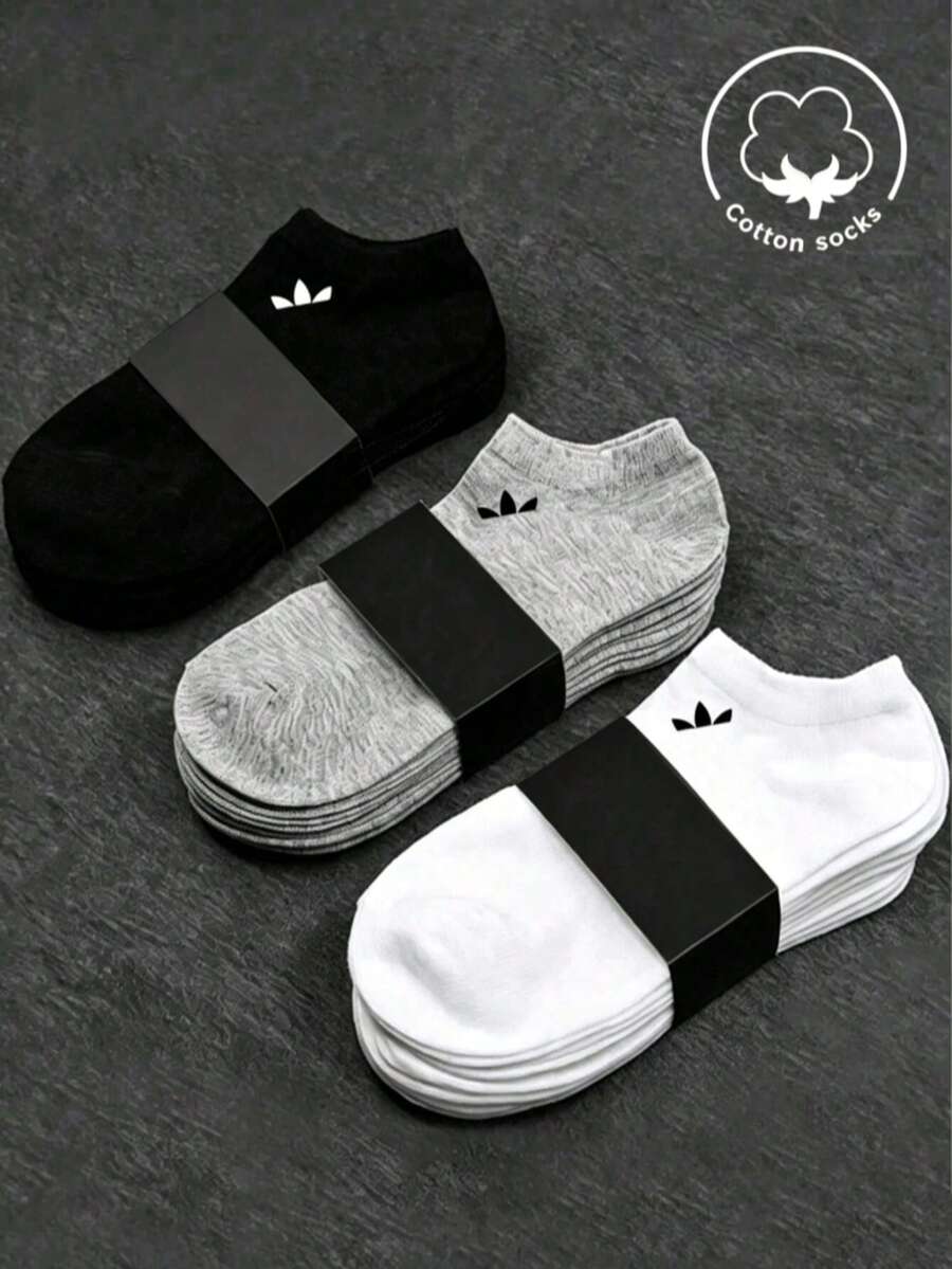 30/20/10/5/1 Pairs Unisex Short Invisible Socks, Multi-Color Cartoon Style, Breathable And Moisture-Wicking, Men's Boat Socks, Women's Boat Socks, Student Socks, Women's Socks, Adult Socks, Summer Socks, Comfortable And Breathable, Christmas, Halloween, Back To School, College Style, Women's Short Socks, Girls' Socks, Boys' Socks, Commuting And Work Use - Multicolor - View 1