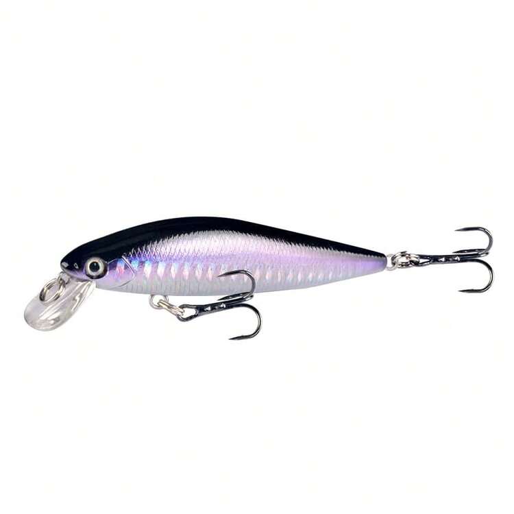 5pcs Floating Minnow Lure Set, 3D Realistic Fish Eye Hard Bait For Lake, Reservoir, Stream Wild Fishing - Multicolor - View 5