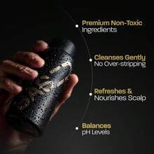 BASE.D Shower Duo | Shampoo + Conditioner | Deep Clean, Hydrates, Soothes Scalp, Boosts Volume | Fresh Peppermint | Science-Backed Formula | 12oz Each - Shampoo+Conditioner - View 2