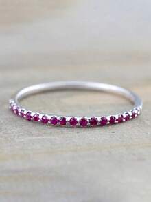 Women Ring Enhancers - Red Violet - View 1