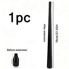 1pc/2pcs Umbrella Telescopic Waterproof Cover Long Handle Umbrella Plastic Waterproof Cover Transparent Car Umbrella Waterproof Cover (Black/Semi-Transparent Optional) - Multicolor - View 13
