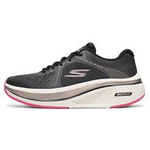Skechers Sepatu Lari Kasual Ringan Bersol Tebal dan Bantalan ELEVATE untuk Wanita - Hitam/Merah Muda - View 2