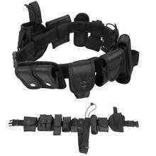 Cinturónáctico de Batalla para Airsoft, Conjunto de Cinturón de Servicio Ajustable de Nylon, Cinturón Militar de , Cinturón de Caza, Funda para Pistola, Soporte para Bastón YN4T - BRONCEARSE - Ver 1