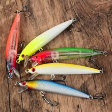 5pcs Mini Sinking Minnow Lure Set, Bionic Hard Bait, Freshwater Stream Bass Fishing Lure Combo - Multicolor - View 3