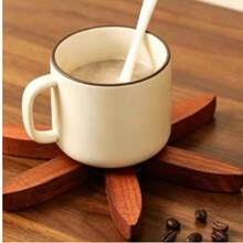 1pc Creative Tree-Shaped Solid Wood Heat-Insulating Placemat, Anti-Scald Mat, Bamboo Heat-Resistant Placemat, Pot Holder, Coaster, Clay Pot Mat, Suitable For Hot Dishes, Pots, Bowls, Teapots, Insulated Pot Rack, Pot Rack, Coaster, Clay Pot Mat, Tree-Shaped Heat-Resistant Placemat, Coaster Christmas Gift - View 8