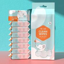 EDI Pure Water Cleaning Wipes, Student Portable Non-Woven Fabric Small Pack Wipes. - Multicolor - View 3