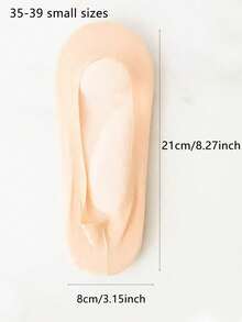 1/2/5 Pasang Kaos Kaki Wanita Minimalis Pereda Tekanan Pijat Bantalan Udara, Kaos Kaki Penyangga Lengkungan Kaki Tak Terlihat untuk Sepatu Hak Tinggi, Bagian Bawah Spons - MultiWarna - View 10