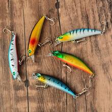 5pcs Mini Sinking Minnow Lure Set 4g Small Bionic Hard Bait Freshwater Stream Bass Fishing Lure Combo - Multicolor - View 4
