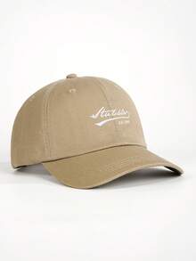 1pc Embroidered "Stubble 1993" Adjustable Baseball Cap, Outdoor Sun Protection Casual Hat Suitable For Spring, Autumn, Travel, Beach, Vacation, Y2K Style For Boys And Girls - Navy Blue - View 11