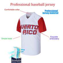 Men's #9 Javier "Javy" Baez Puerto Rico Embroidered Baseball Jersey, World Baseball Classic Apparel, Game Day Fan Gift - White - View 4