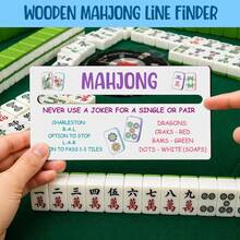 4-Piece Mahjong Line Gauge Reader Set, American Mahjong Dedicated Specification Caliper, Mahjong Identification Comparison Tool, Suitable For Game Rooms, Mahjong Clubs, Small Tournaments - Multicolor - View 5