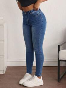 Women Jeans - Dark Wash - View 4